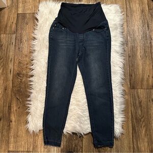 oh mama! Maternity Dark Denim Skinny Jeans Size Medium